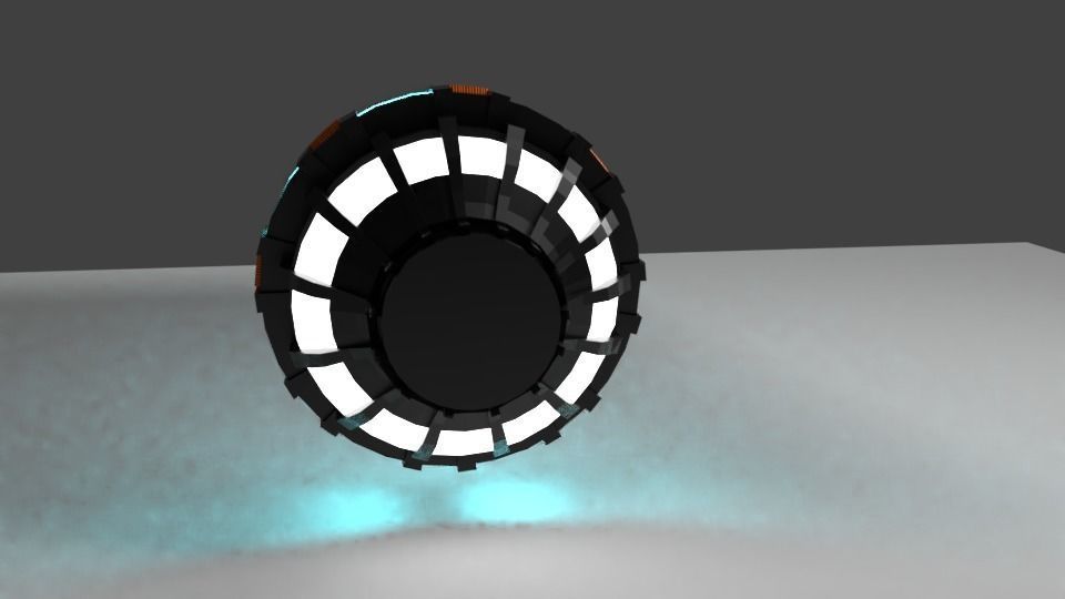 Arc Reactor 3D model_2