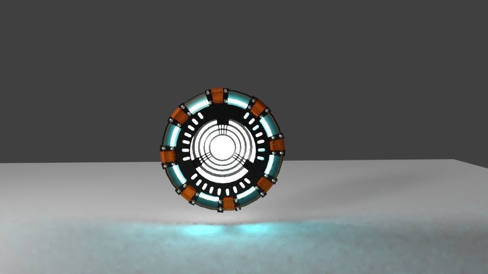 Arc Reactor 3D model_3