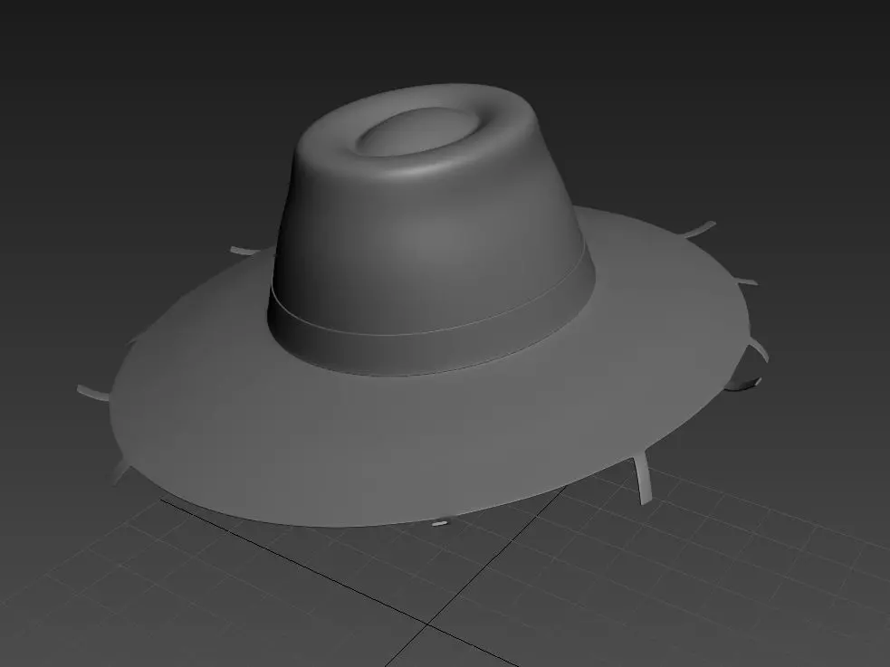 Hat Model 3D model_0