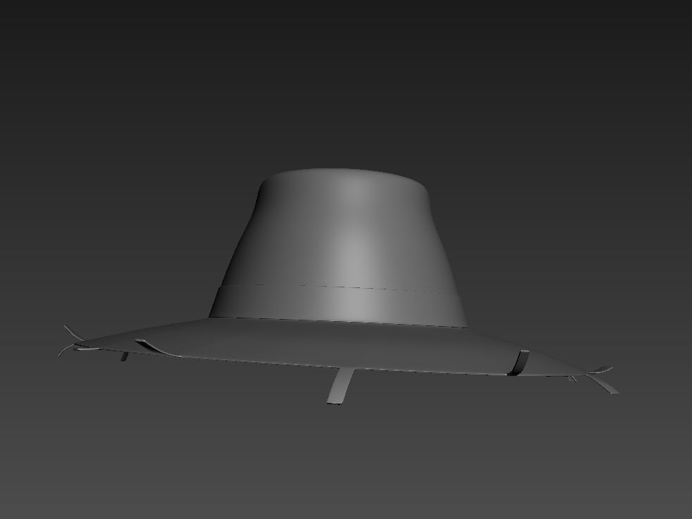 Hat Model 3D model_8