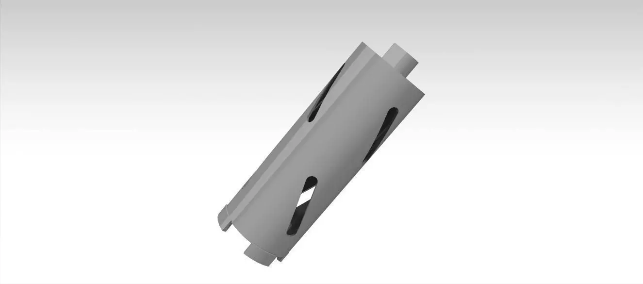 Dry Diamond Core Drill  Free 3D model_0