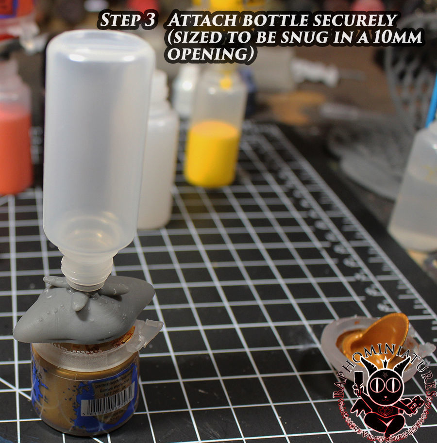 Magical Paint Transfer Cone Widget Thing 3D print model_3