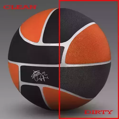 Basketball ball euro black