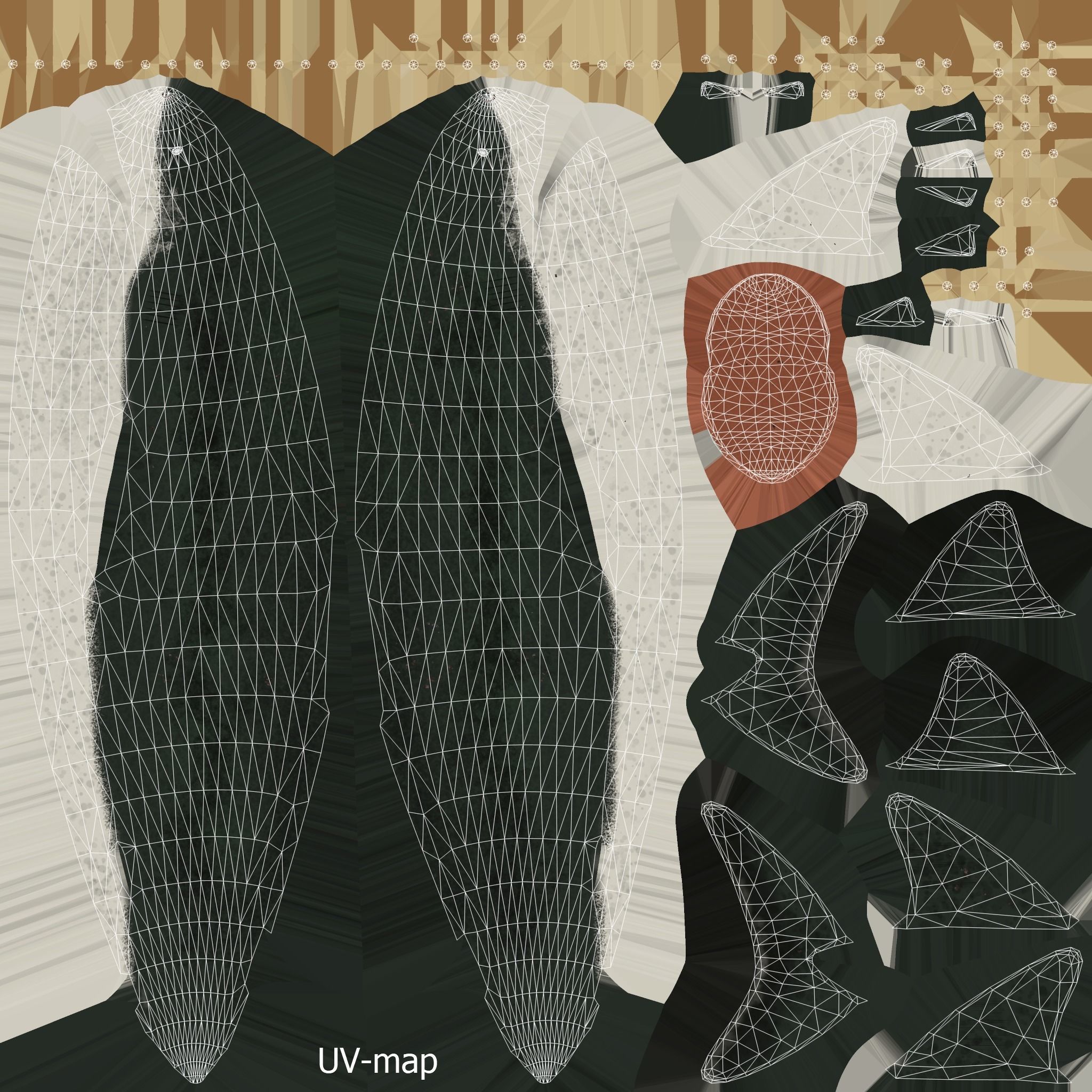 Shark PBR rigged 3D model_11