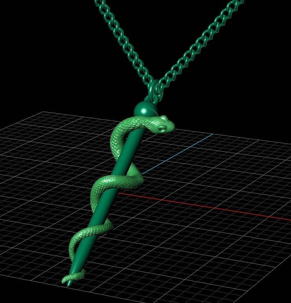 Medical DO Pendant 3D print model_2