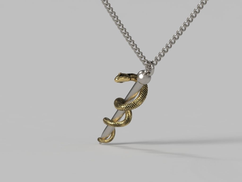 Medical DO Pendant 3D print model_1