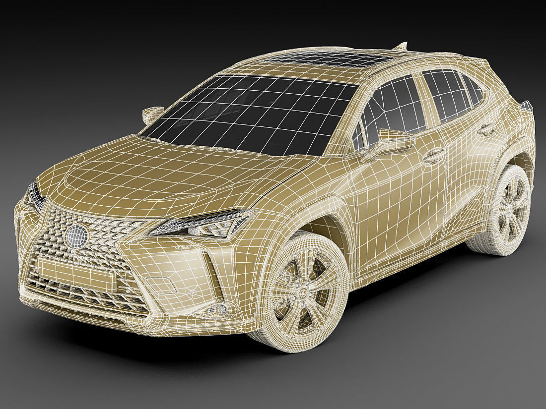 Lexus UX 2019 3D model_19