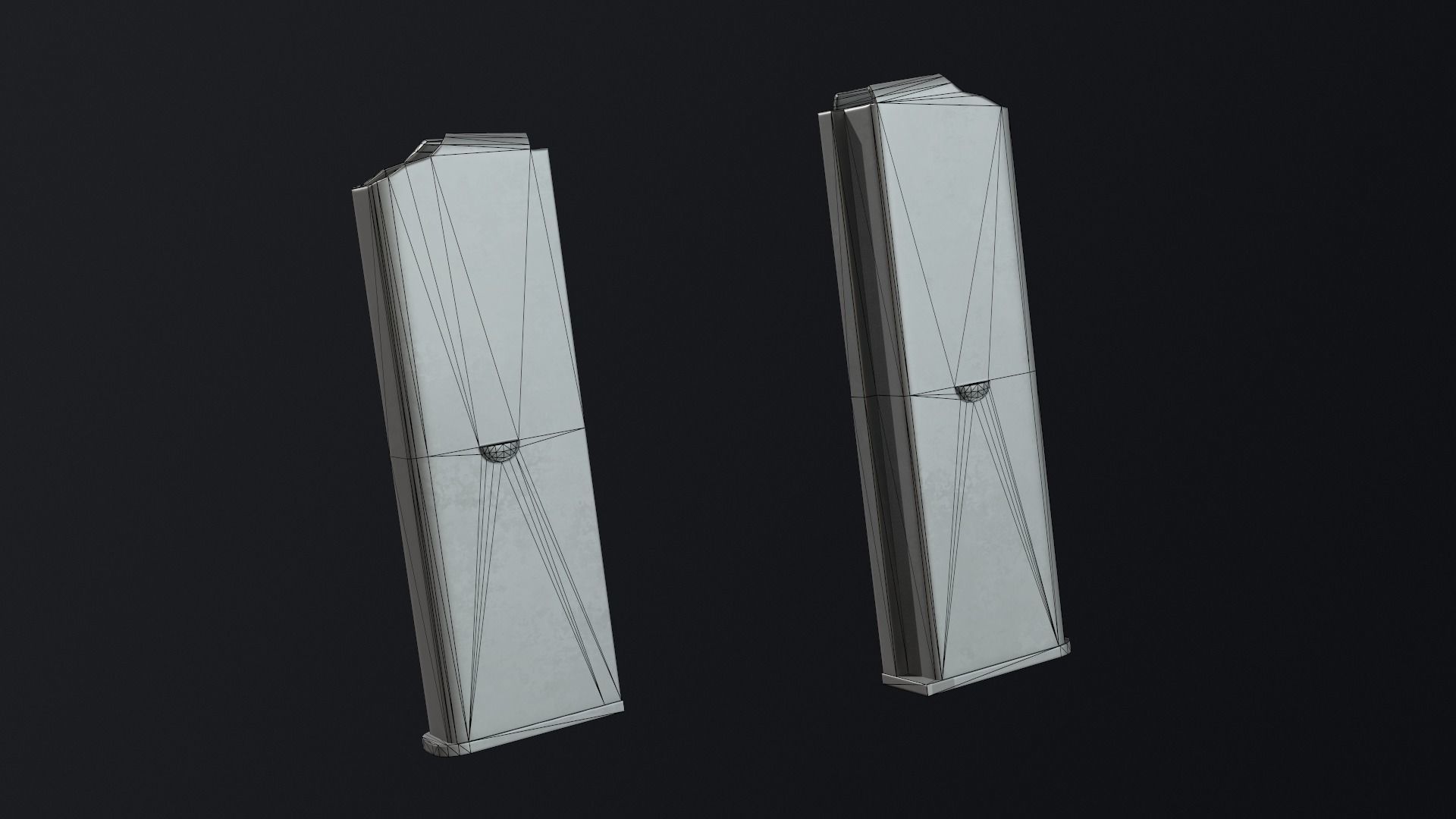 PBR Mauser M712 Schnellfeuer Machine Pistol Low-poly 3D model_8