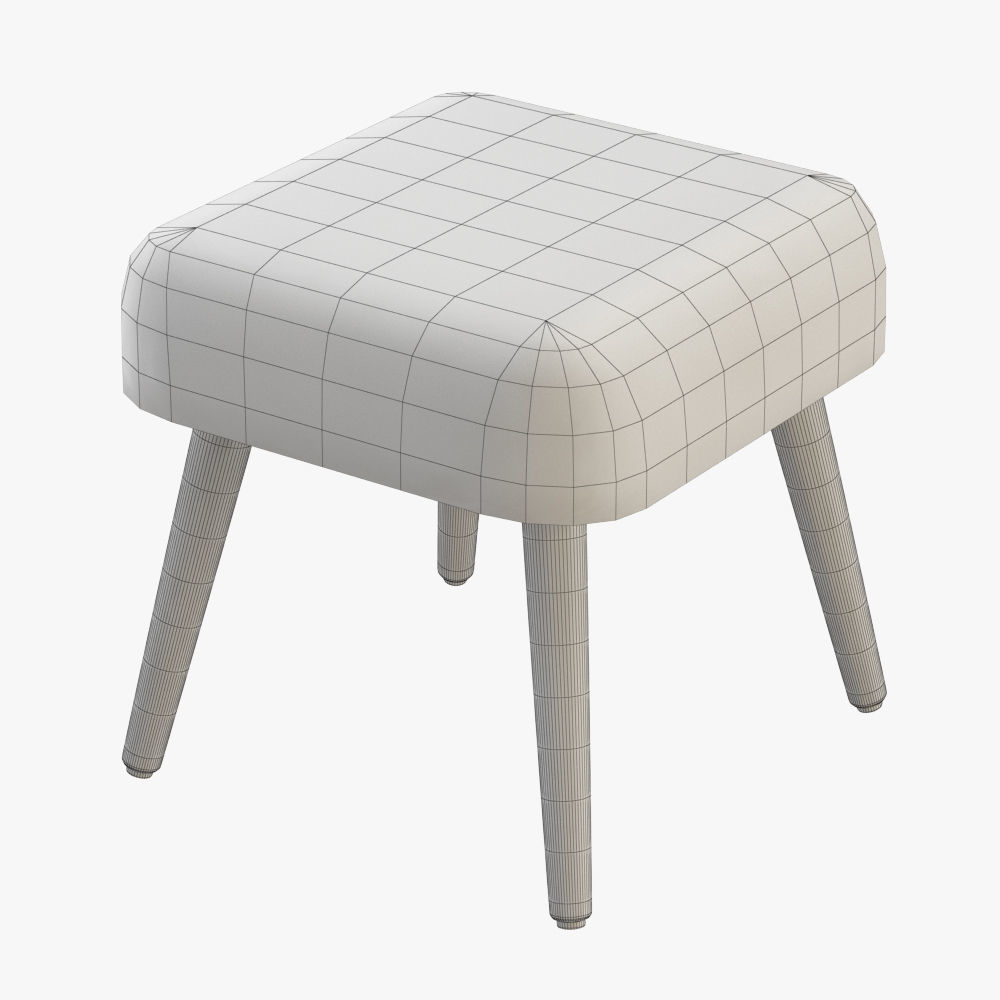 Belfield Ottoman 3D model_4
