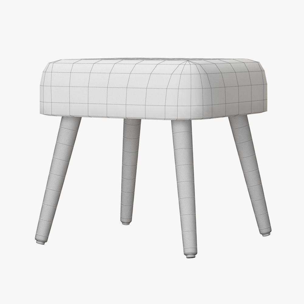 Belfield Ottoman 3D model_3