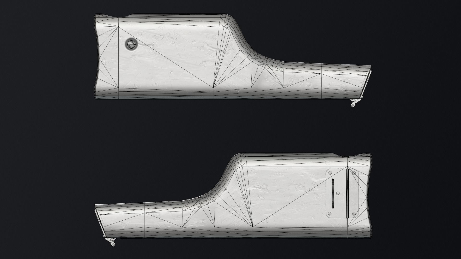 PBR Mauser Pistol Pack Low-poly 3D model_15