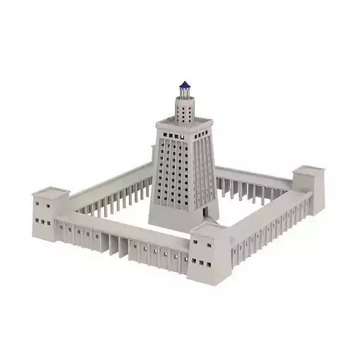 3D Lighthouse of Alexandria 3D model