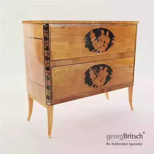 Biedermeier commode - South Germany 1820 - Georg Britsch