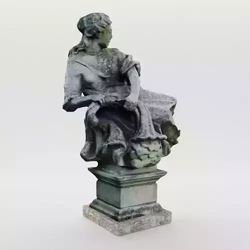 Baroque garden sculpture - Austria - 18th century 3D print model