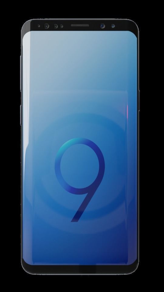 Samsung s9 3D model_2