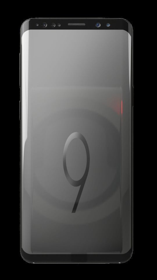 Samsung s9 3D model_4