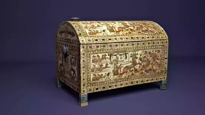 Egyptian King Tutankhamun chest