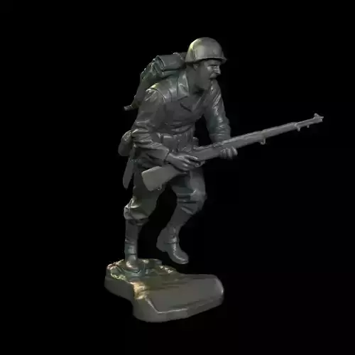 Soldier sculpture