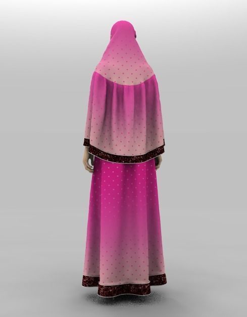 pink dots rida vr 3d model Low-poly 3D model_5