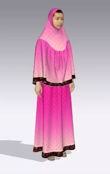 pink dots rida vr 3d model Low-poly 3D model_0