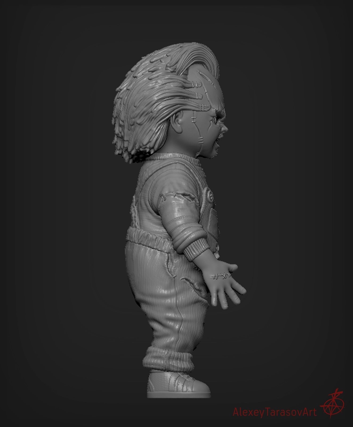 Chucky Doll  3D print model_8