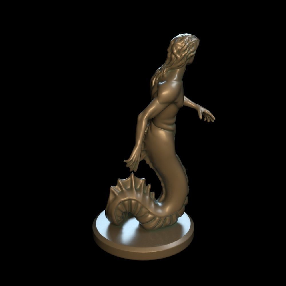 Scylla siren 3D print model_5