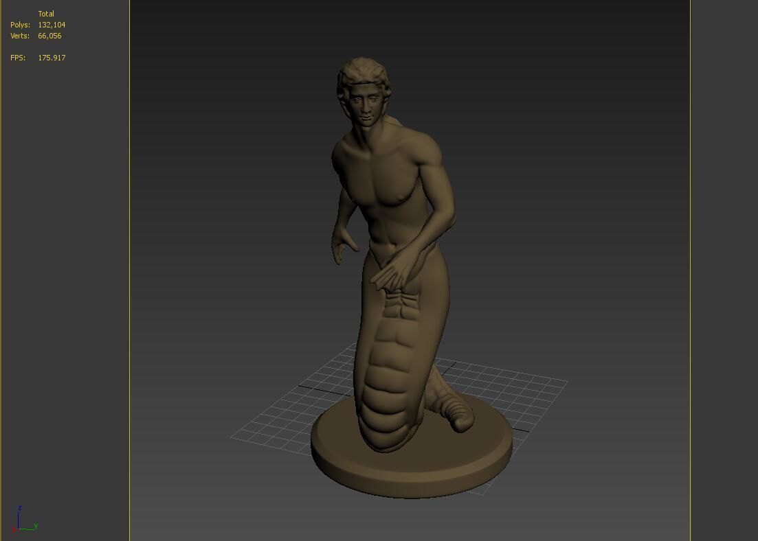 Scylla siren 3D print model_7