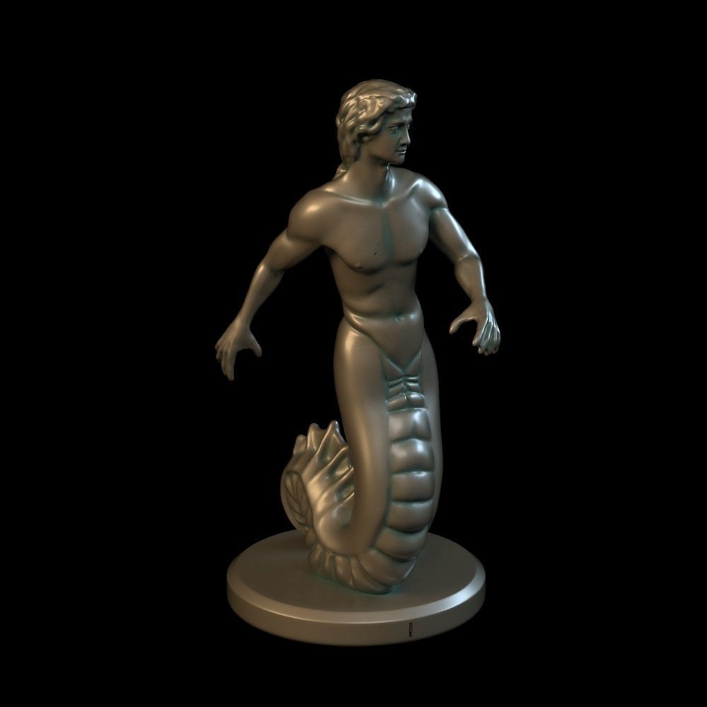 Scylla siren 3D print model_6