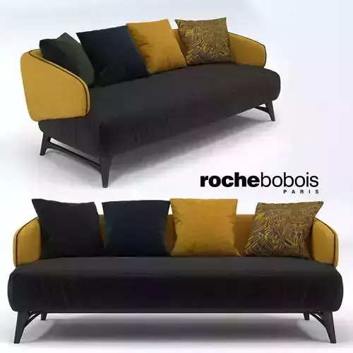 ARIES 2 5 SEAT SOFA 3D model