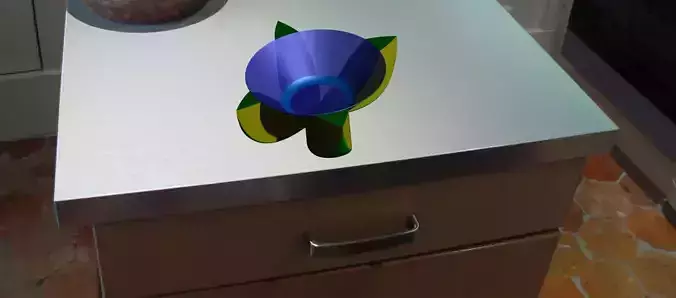 floating ashtray Free 3D model