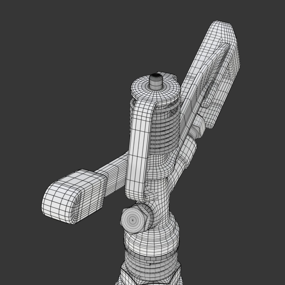 Sprinkler golden watering can 3D model_21