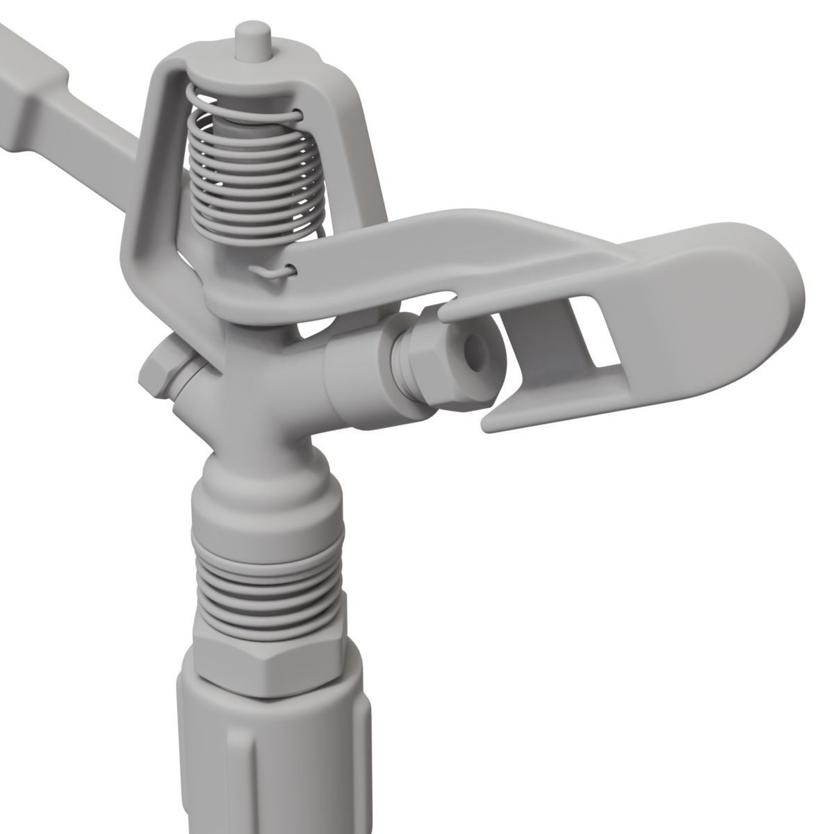 Sprinkler golden watering can 3D model_11