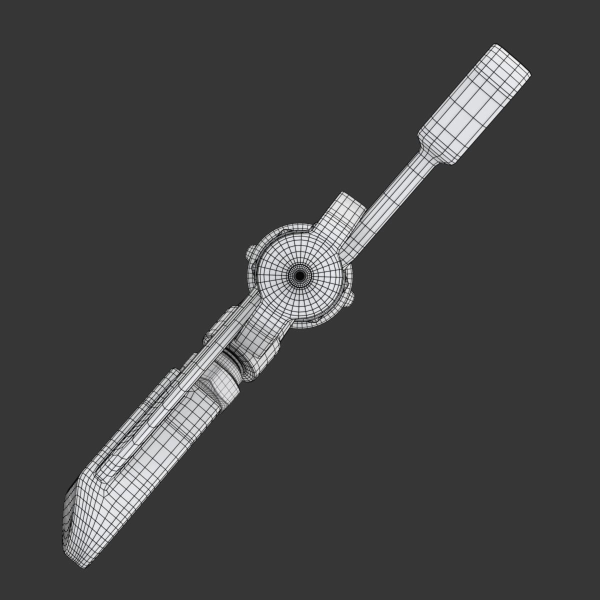 Sprinkler golden watering can 3D model_22