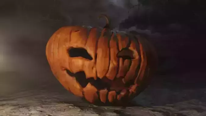 Lamp Jack Halloween pumpkin