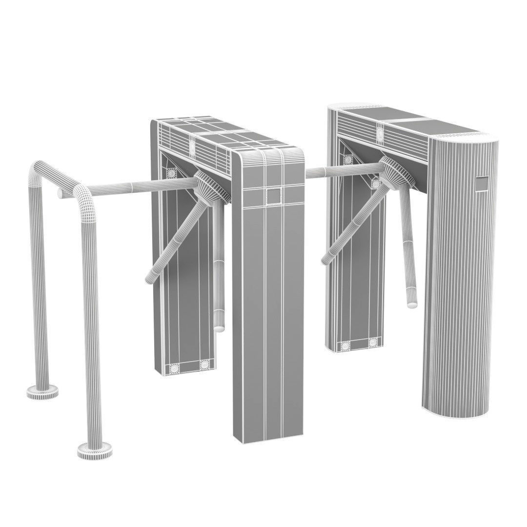 Turnstile Trilock 900 3D model_8