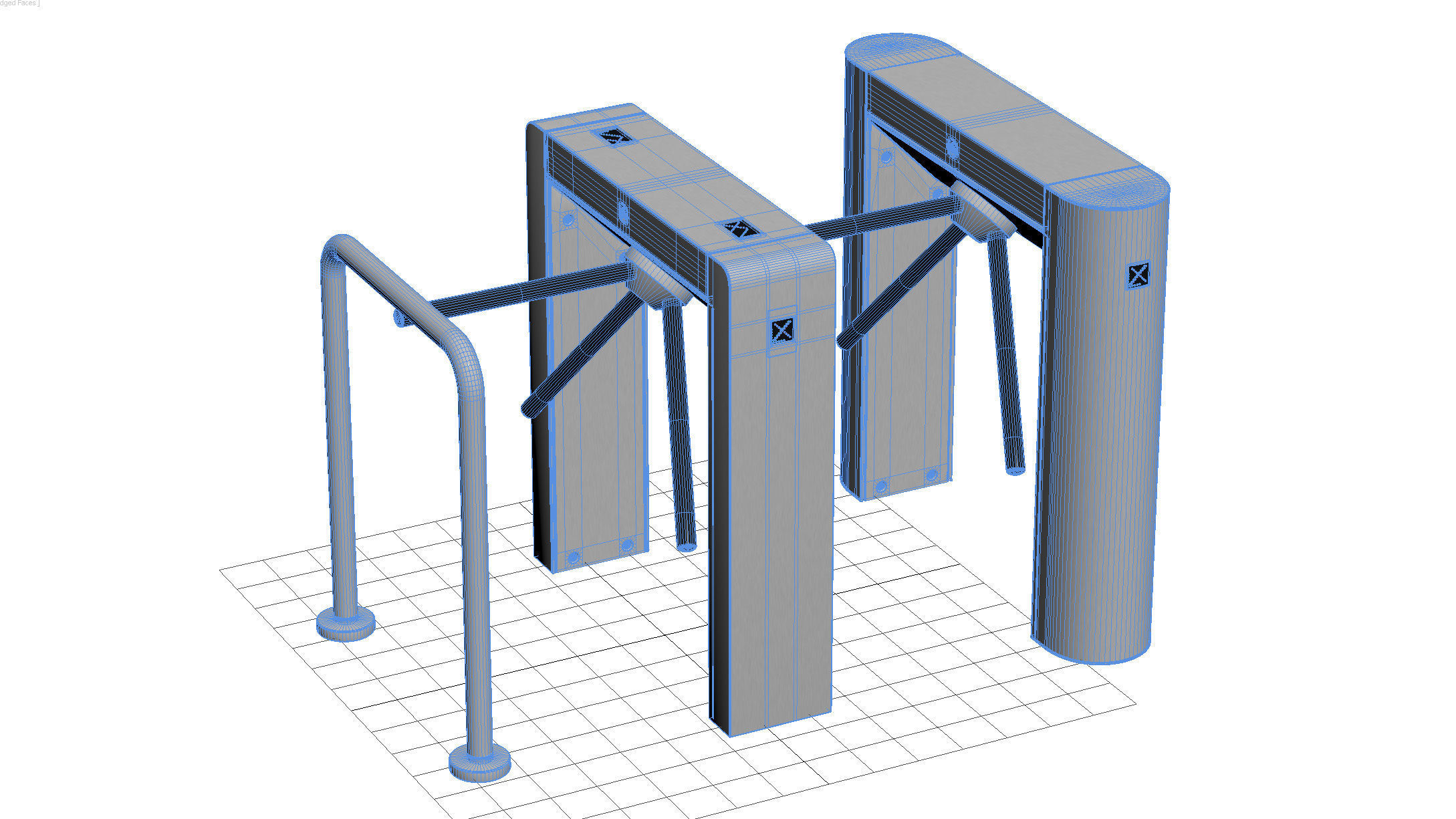 Turnstile Trilock 900 3D model_12