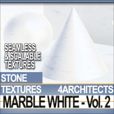 Marble White and Materials Vol 2 Carrara Bianco Texture_3