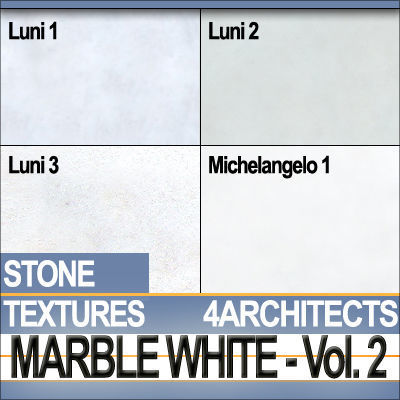 Marble White and Materials Vol 2 Carrara Bianco Texture_5