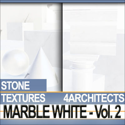 Marble White and Materials Vol 2 Carrara Bianco Texture_9
