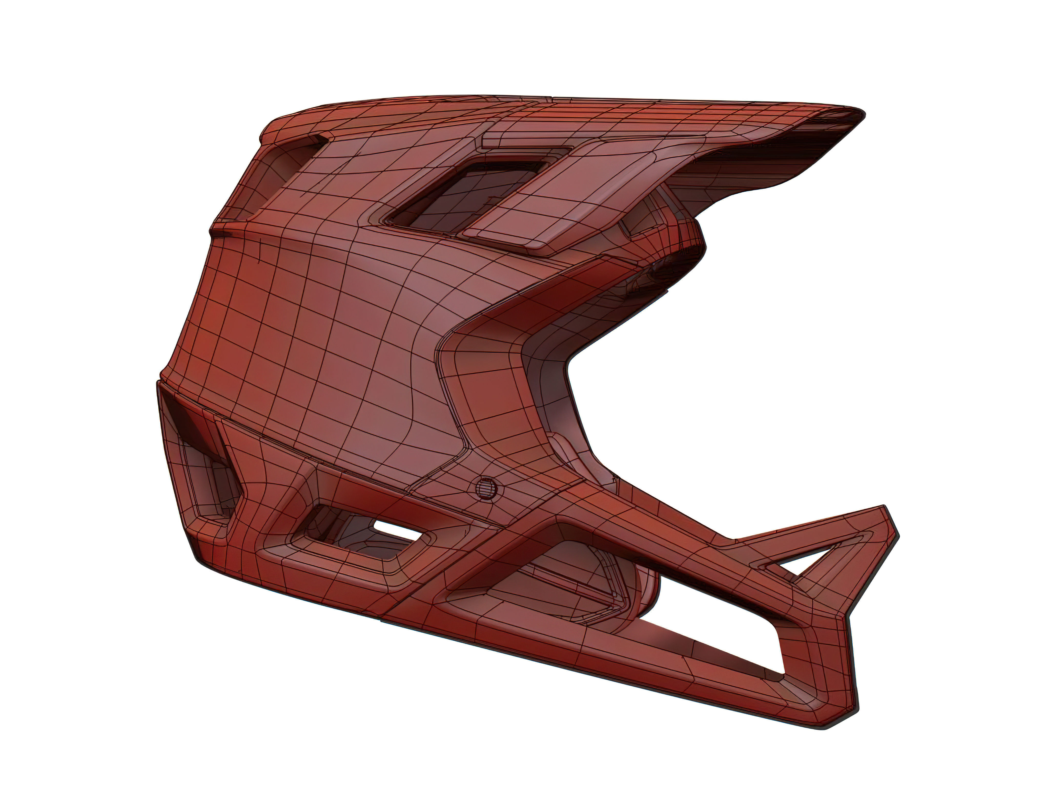 Fox Helmet 3D model_8