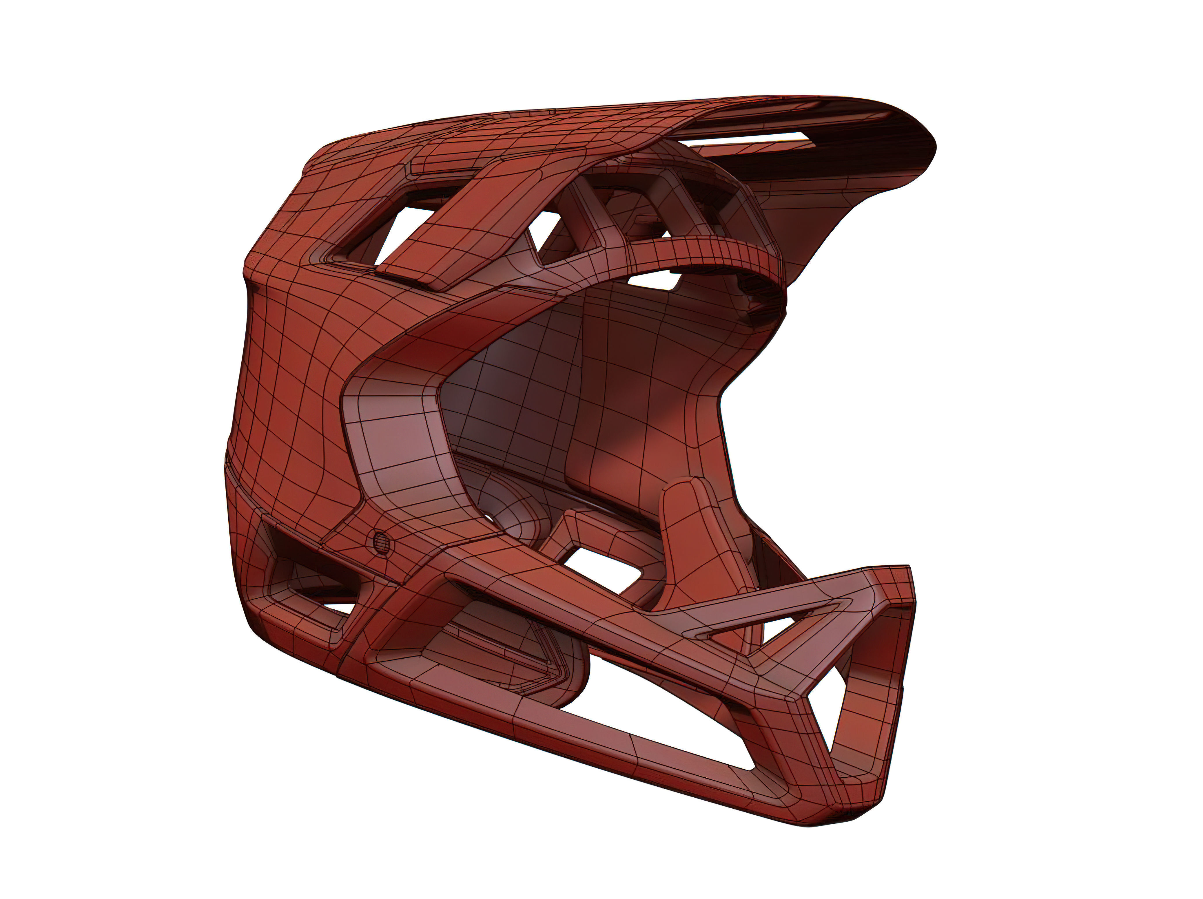 Fox Helmet 3D model_7