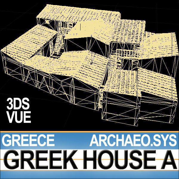 Ancient Greek House A 3D model_19