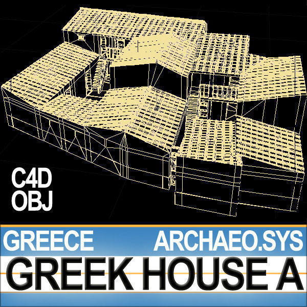 Ancient Greek House A 3D model_18