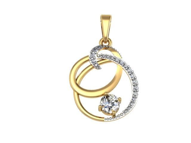 Pendant curl 3D print model