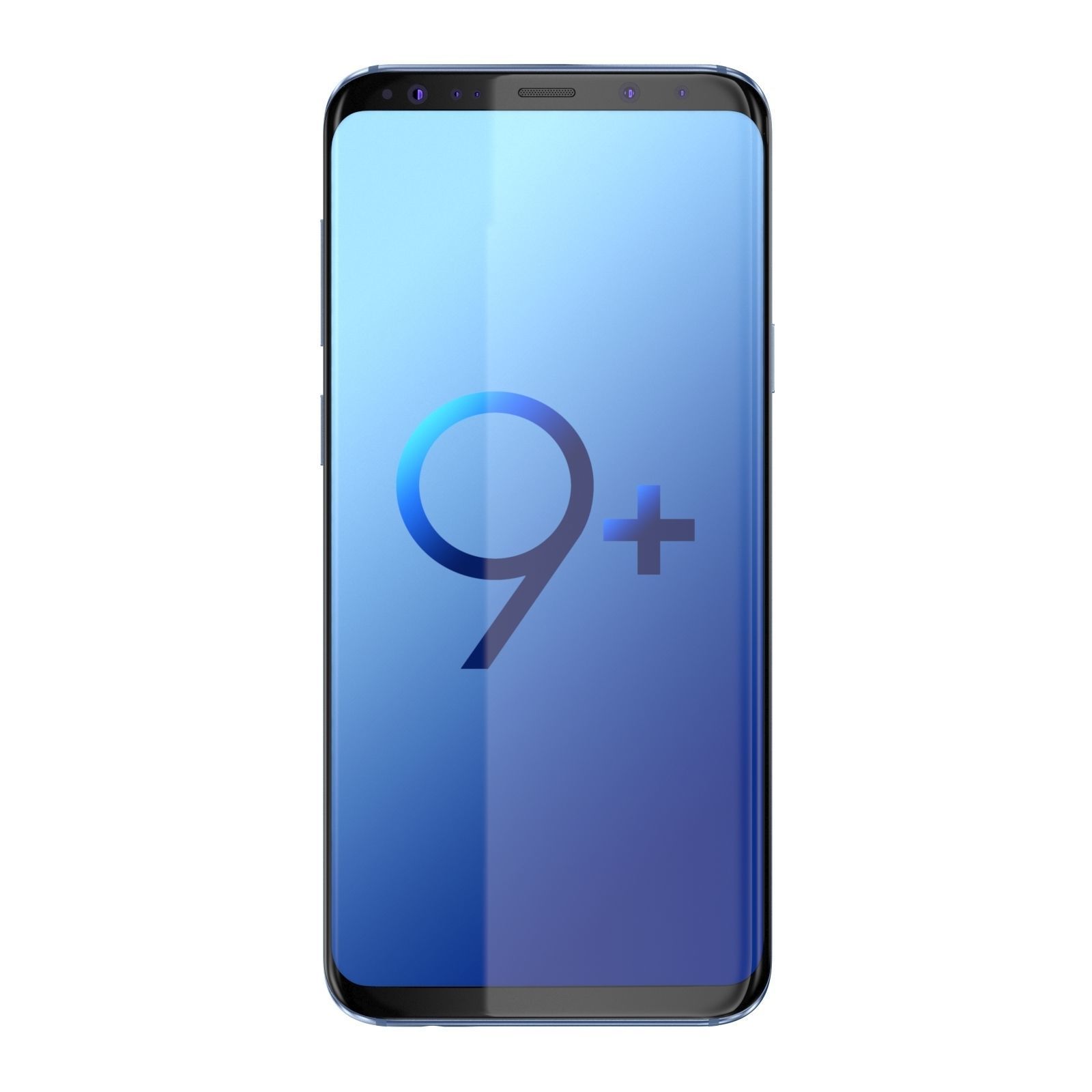 Samsung Galaxy S9 Plus Coral Blue 3D model_7