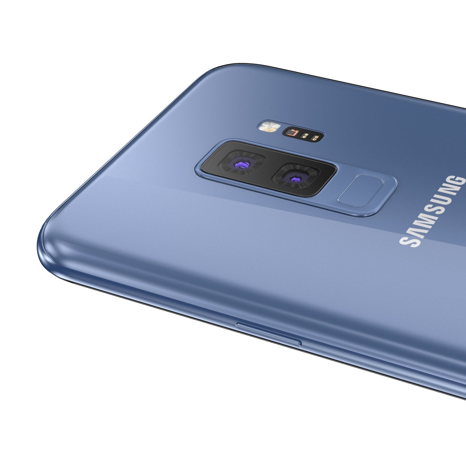 Samsung Galaxy S9 Plus Coral Blue 3D model_5