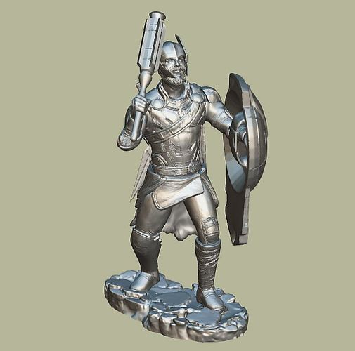 THOR INSPIRITED FIGURE FROM THOR RAGNAROK V1 3D print model