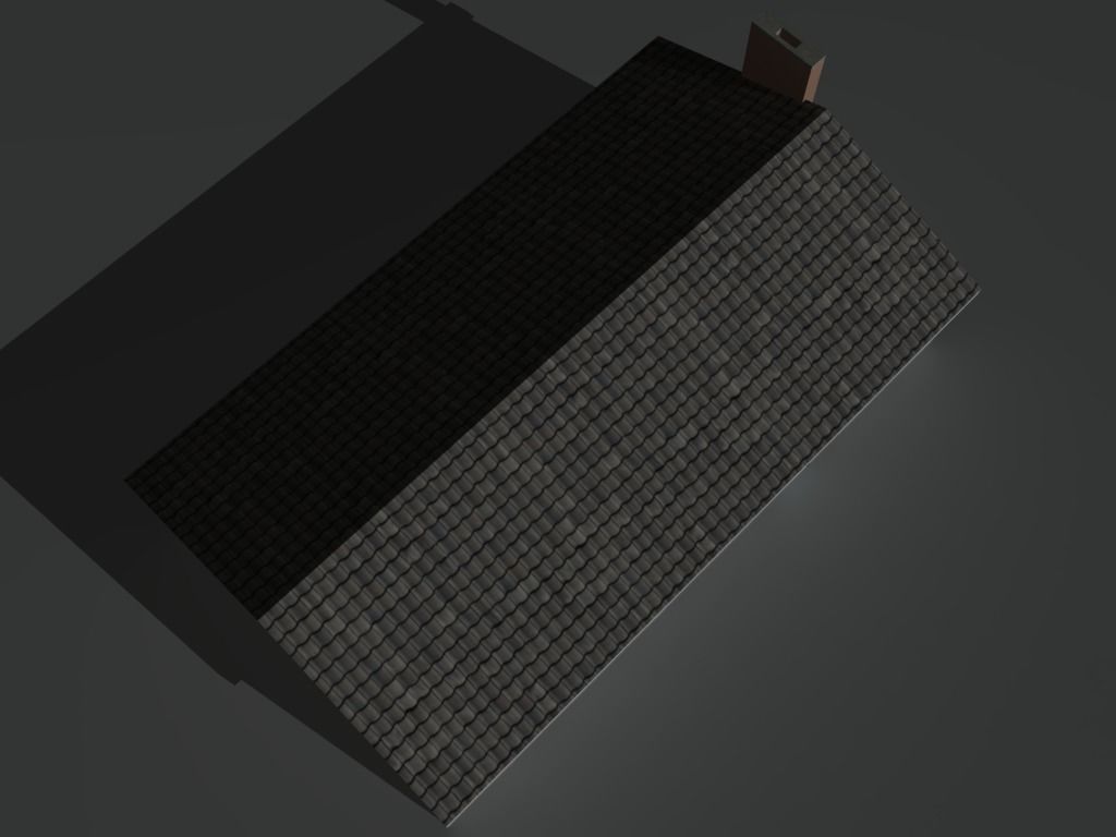 House Collection Set 3 with balcony Low-poly 3D model_15