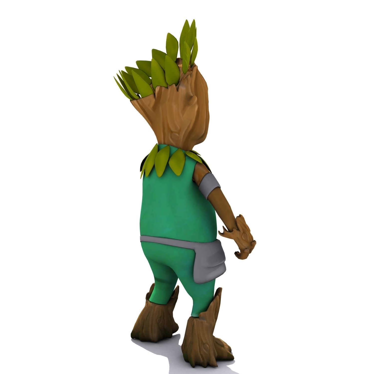 Cartoon Character Set 01 - Tree People 3D model_13
