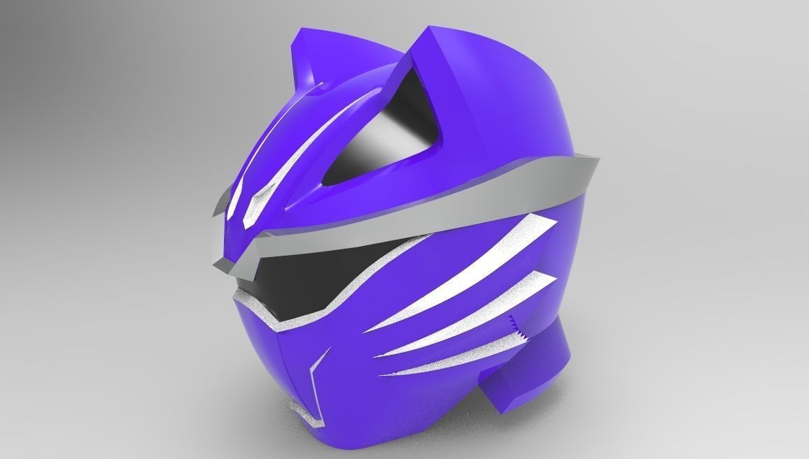Violet Wolf Ranger from Jungle Fury for 3D printing 3D print model_2